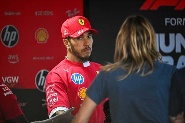 Formel 1 GP Ungarn Budapest. Freitag, 01.08.2025 Lewis Hamilton 44, Scuderia Ferrari; Formel 1 GP Ungarn Budapest. Freitag, 01.08.2025 Copyright: xBEAUTIFULxSPORTS Erlhofx