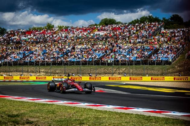 F1 HUNGARIAN GRAND PRIX FREE PRACTICE Charles Leclerc of Monaco and Scuderia Ferrari during friday s free practice ahead of the F1 Grand Prix of Hungary at Hungaroring Circuit on August 01, 2025, in Budapest, Hungary. Copyright: xx 080A3383