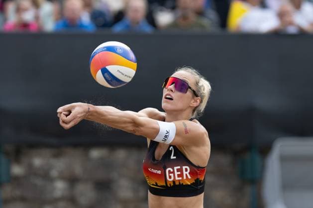 RECORD DATE NOT STATED European Championship, EM, Europameisterschaft - Beachvolleyball Düsseldorf, 01.08.2025 Louisa Lippmann (GER); European Championship - Beachvolleyball Düsseldorf am 01.08.2025 Copyright: xBEAUTIFULxSPORTS PeterxWeberx