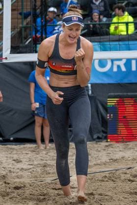 RECORD DATE NOT STATED European Championship, EM, Europameisterschaft - Beachvolleyball Düsseldorf, 01.08.2025 Svenja Mueller (GER); European Championship - Beachvolleyball Düsseldorf am 01.08.2025 Copyright: xBEAUTIFULxSPORTS PeterxWeberx