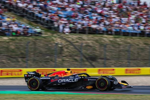 1 Max Verstappen (NLD, Oracle Red Bull Racing), F1 Grand Prix of Hungary at Hungaroring on August 1, 2025 in Budapest, Hungary. (Photo by HOCH ZWEI) Budapest Hungary