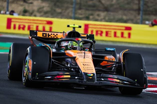 4 Lando Norris (GBR, McLaren F1 Team), F1 Grand Prix of Hungary at Hungaroring on August 1, 2025 in Budapest, Hungary. (Photo by HOCH ZWEI) Budapest Hungary
