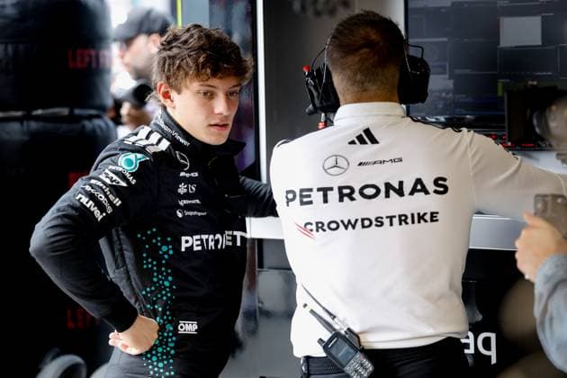 12 Andrea Kimi Antonelli (ITA, Mercedes-AMG Petronas F1 Team), F1 Grand Prix of Hungary at Hungaroring on August 1, 2025 in Budapest, Hungary. (Photo by HOCH ZWEI) Budapest Hungary