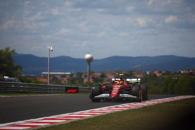 MOTORI - Formula 1 - Lenovo Hungarian Grand Prix 2025 44 Lewis Hamilton, (GRB) Scuderia Ferrari SF25, during the Hungarian GP, Budapest 31 July-4 August 2025. Formula 1 World Championship, WM, Weltmeisterschaft 2025. Hungary Hungary  Copyright: xIPAxSport ABACAx