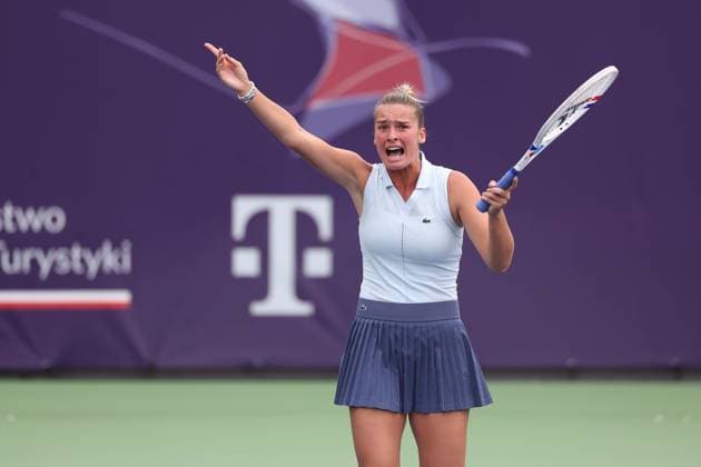 WARSZAWA 01.08.2025 TURNIEJ WTA, Tennis Damen 125 T-MOBILE POLISH OPEN --- TENNIS TOURNAMENT WTA 125 POLISH OPEN IN WARSAW ISABELLE HAVERLAG FOT. PIOTR KUCZA FOTOPYK NEWSPIX.PL --- newspix.pl 