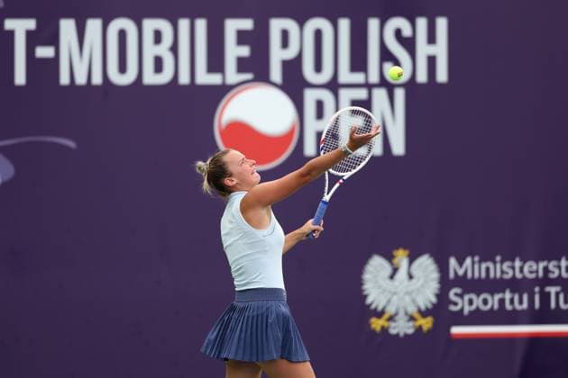 WARSZAWA 01.08.2025 TURNIEJ WTA, Tennis Damen 125 T-MOBILE POLISH OPEN --- TENNIS TOURNAMENT WTA 125 POLISH OPEN IN WARSAW ISABELLE HAVERLAG FOT. PIOTR KUCZA FOTOPYK NEWSPIX.PL --- newspix.pl 