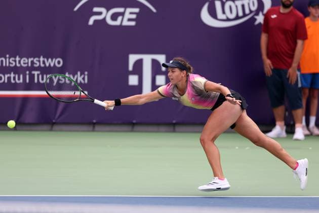 WARSZAWA 01.08.2025 TURNIEJ WTA, Tennis Damen 125 T-MOBILE POLISH OPEN --- TENNIS TOURNAMENT WTA 125 POLISH OPEN IN WARSAW WERONIKA FALKOWSKA FOT. PIOTR KUCZA FOTOPYK NEWSPIX.PL --- newspix.pl 