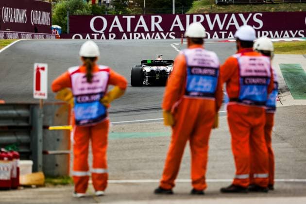 6 Isack Hadjar (FRA, Visa Cash App Racing Bulls F1 Team), F1 Grand Prix of Hungary at Hungaroring on August 1, 2025 in Budapest, Hungary. (Photo by HOCH ZWEI) Budapest Hungary