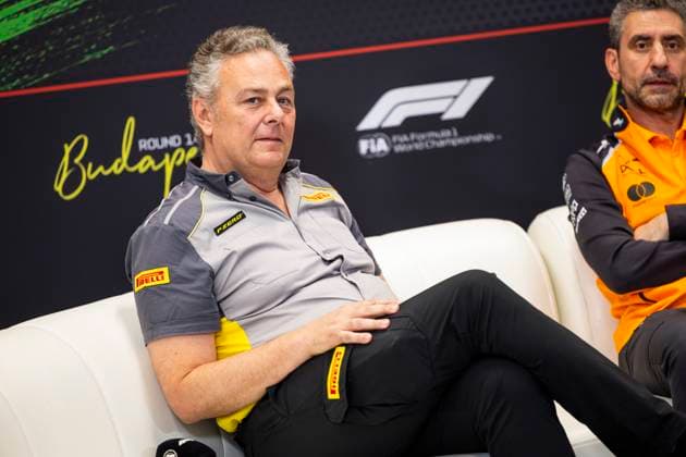 F1 - HUNGARIAN GRAND PRIX 2025 press conference, PK, Pressekonferenz ISOLA Mario (ita), Motorsport Racing Manager of Pirelli, portrait during the 2025 Formula 1 Lenovo Hungarian Grand Prix, 14th round of the 2025 FIA Formula One World Championship, WM, Weltmeisterschaft from August 1 to 3, 2025 on the Hungaroring, in Mogyorod, Hungary - MogyorodHungary Copyright: xJulienxDelfossex