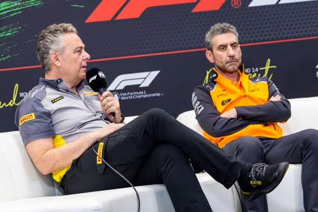 F1 - HUNGARIAN GRAND PRIX 2025 press conference, PK, Pressekonferenz ISOLA Mario (ita), Motorsport Racing Manager of Pirelli, portrait during the 2025 Formula 1 Lenovo Hungarian Grand Prix, 14th round of the 2025 FIA Formula One World Championship, WM, Weltmeisterschaft from August 1 to 3, 2025 on the Hungaroring, in Mogyorod, Hungary - MogyorodHungary Copyright: xJulienxDelfossex