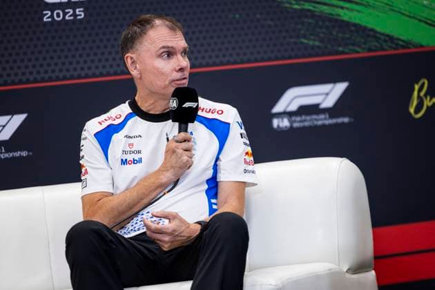F1 - HUNGARIAN GRAND PRIX 2025 press conference, PK, Pressekonferenz PERMANE Alan (gbr), Team Principal of Visa Cash App RB F1 Team, portrait during the 2025 Formula 1 Lenovo Hungarian Grand Prix, 14th round of the 2025 FIA Formula One World Championship, WM, Weltmeisterschaft from August 1 to 3, 2025 on the Hungaroring, in Mogyorod, Hungary - MogyorodHungary Copyright: xJulienxDelfossex