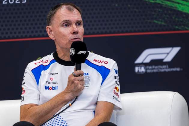 F1 - HUNGARIAN GRAND PRIX 2025 press conference, PK, Pressekonferenz PERMANE Alan (gbr), Team Principal of Visa Cash App RB F1 Team, portrait during the 2025 Formula 1 Lenovo Hungarian Grand Prix, 14th round of the 2025 FIA Formula One World Championship, WM, Weltmeisterschaft from August 1 to 3, 2025 on the Hungaroring, in Mogyorod, Hungary - MogyorodHungary Copyright: xJulienxDelfossex