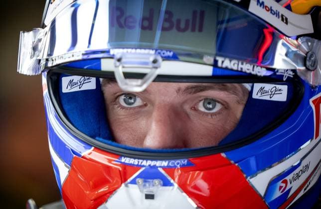 BOEDAPEST - Max Verstappen (Red Bull Racing) at the Hungaroring prior to 2nd free practice ahead of the Hungarian Grand Prix. ANP SANDER KING xVIxANPxSportx xxANPxIVx 532630696 originalFilename: 532630696.jpg