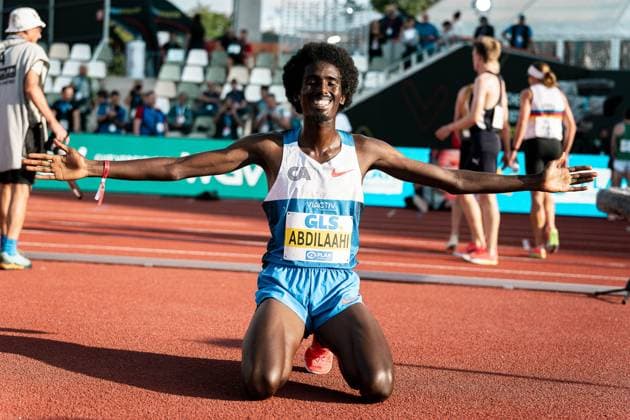 Mohamed Abdilaahi (Cologne Athletics, 5000m Maenner), GER, Leichtathletik, Athletics, Deutsche Meisterschaft, Die Finals, 01.08.2025, GER, Leichtathletik, Athletics, Deutsche Meisterschaft, Die Finals, 01.08.2025 Dresden *** Mohamed Abdilaahi Cologne Athletics, 5000m Maenner , GER, Leichtathletik, Athletics, German Championship, The Finals, 01 08 2025, GER, Leichtathletik, Athletics, German Championship, The Finals, 01 08 2025 Dresden Copyright: xStefanxMayerx EP_SMR