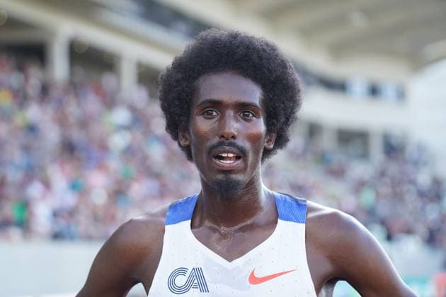 , Leichtathletik, Athletics, Track and Field,, Leichtathletik DM 2025 , 31.07-03.08.2025, Heinz Steyer Stadion Dresden, 5000m Männer Finale mohamed Abdilaahi Cologne Athletics Copyright Gladys Chai von der Laage *** , Leichtathletik, Athletics, Track and Field,, Leichtathletik DM 2025 , 31 07 03 08 2025, Heinz Steyer Stadion Dresden, 5000m Men Final mohamed Abdilaahi Cologne Athletics Copyright Gladys Chai von der Laage
