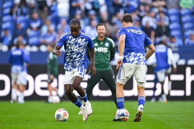 01.08.2025, Fussball, 2. Bundesliga, Saison 2025 2026, 1. Spieltag, FC Schalke 04 - Hertha BSC, Christopher Antwi-Adjei (FC Schalke 04) xRHR-FOTO YYx