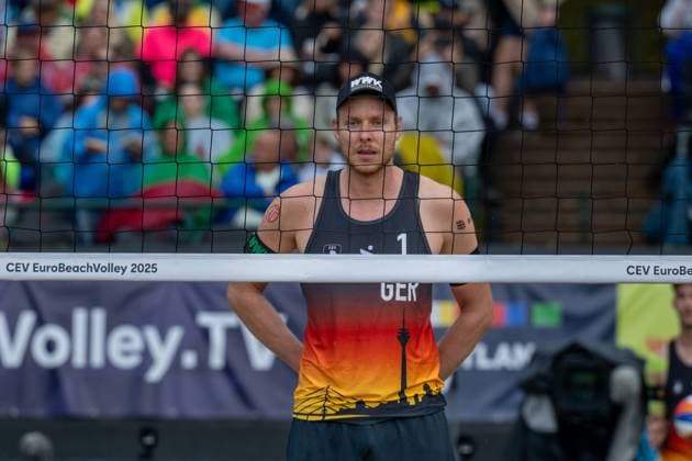 RECORD DATE NOT STATED European Championship, EM, Europameisterschaft - Beachvolleyball Düsseldorf, 01.08.2025 Nils Ehlers (GER); European Championship - Beachvolleyball Düsseldorf am 01.08.2025 Copyright: xBEAUTIFULxSPORTS PeterxWeberx