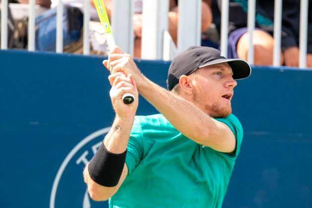 Spaniard Alejandro Davidovich in action against Czech Jakub Mensik during a match at the ATP, Tennis Herren 1000 tournament in Toronto, Canada, 01 August 2025. Davidovich defeats Czech Mensik and reaches the round of 16 at the ATP 1000 in Toronto !ACHTUNG: NUR REDAKTIONELLE NUTZUNG!  Copyright: xJulioxCesarxRivasx USA4197 0828405355st