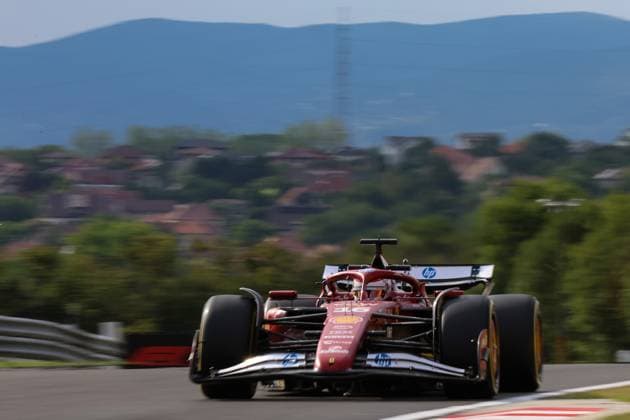 FORMULE 1 : Grand Prix de Hongrie - Budapest - 01 08 2025 16 Charles Leclerc (MCO) Scuderia Ferrari HP (ITA) SF25 Ferrari during the 2025 Formula One Hungarian Grand Prix, 14th round of the 2025 Formula 1 World Championship, WM, Weltmeisterschaft taking place from August 1 to 3, 2025 on the Hungaroring in Budapest (HUN) BUDAPESTHungary  Copyright: xMPSxAGENCYx