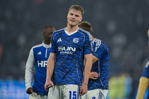 01.08.2025, Fussball, 2. Bundesliga, Saison 2025 2026, 1. Spieltag, FC Schalke 04 - Hertha BSC, Emil Hojlund (FC Schalke 04) xRHR-FOTO YYx