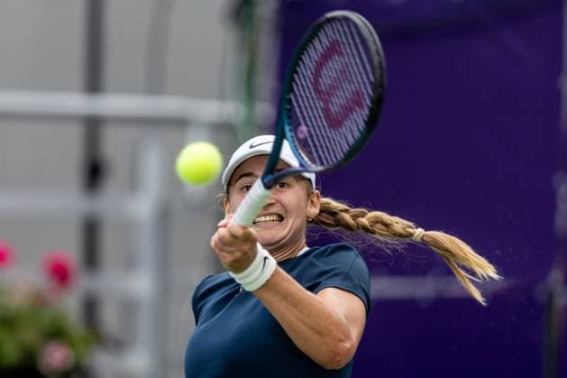 WTA, Tennis Damen 125 - T-Mobile Polish Open 2025 Victoria Jimenez Kasintseva during WTA 125 tennis tournament, T-Mobile Polish Open 2025 semi-final in Warsaw, Poland on August 01, 2025. Warsaw Poland  Copyright: xFotoxOlimpikx originalFilename:jastrzebowski-wta125tm250801_npRPG.jpg