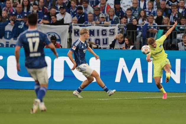 Marton Dardai (Hertha BSC) beim Spiel der 2. Bundesliga (Saison 2025 26) FC Schalke 04 - Hertha BSC Copyright: Thomas Pakusch