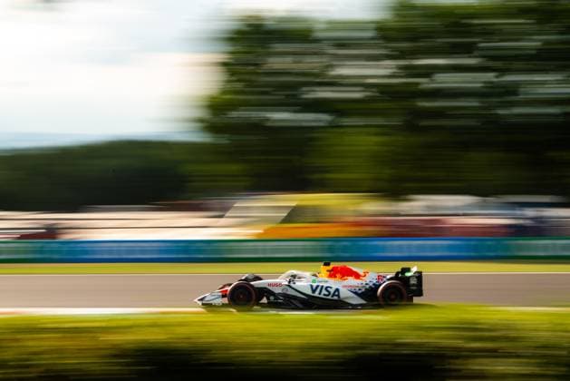 F1 2025: Hungarian Grand Prix in Budapest - 01 Aug 2025 Visa Cash App Racing Bulls F1 Team s French driver Isack Hadjar during free practice two of the Formula 1 Hungarian Grand Prix 2025. Budapest Hungary Copyright: xLucaxMartinix xSOPAxImagesx LMB02626