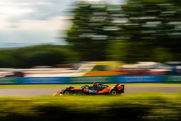 F1 2025: Hungarian Grand Prix in Budapest - 01 Aug 2025 McLaren Formula 1 Team s English driver Lando Norris during free practice two of the Formula 1 Hungarian Grand Prix 2025. Budapest Hungary Copyright: xLucaxMartinix xSOPAxImagesx LMB02649