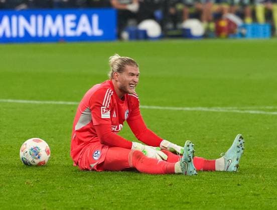 Loris Karius (FC Schalke 04, 1) GER, FC Schalke 04 vs Hertha BSC, Fussball, 2. Bundesliga, 1. Spieltag, Saison 2025 2026, 01.08.2025 DFL REGULATIONS PROHIBIT ANY USE OF PHOTOGRAPHS AS IMAGE SEQUENCES AND OR QUASI-VIDEO GER, FC Schalke 04 vs Hertha BSC, Fussball, 2. Bundesliga, 1. Spieltag, Saison 2025 2026, 01.08.2025 Gelsenkirchen