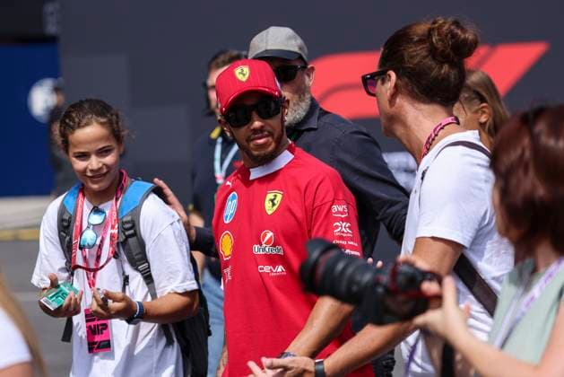 F1 Grand Prix Of Hungary - Practice Session Lewis Hamilton of United Kingdom before the practice session. Hamilton is driving the F1 race car No¯44, the Ferrari SF‘25 for the Scuderia Ferrari HP Formula¯One Team ahead of the Formula One Lenovo Hungarian Grand Prix 2025 at the Hungaroring. Budapest, Hungary on August¯2,¯2025. Budapest Hungary  Copyright: xNicolasxEconomoux originalFilename:economou-notitle250802_nplBj.jpg