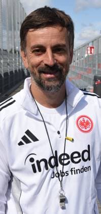 02.08.2025 xhpx Dreieich, maxworx Sportpark Frauen Eintracht Frankfurt Training Nikolaos Arnautis Trainer Eintracht Frankfurt Frauen