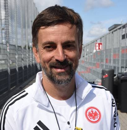 02.08.2025 xhpx Dreieich, maxworx Sportpark Frauen Eintracht Frankfurt Training Nikolaos Arnautis Trainer Eintracht Frankfurt Frauen