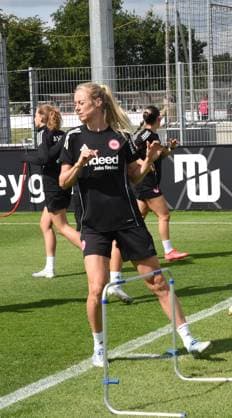 02.08.2025 xhpx Dreieich, maxworx Sportpark Frauen Eintracht Frankfurt Training u.a. Neuzugang Amanda Ilestedt, ( Eintracht Frankfurt Frauen)