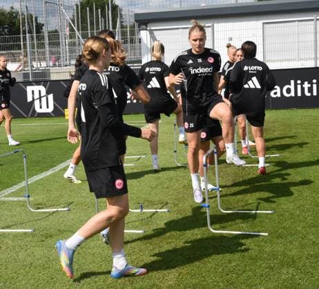 02.08.2025 xhpx Dreieich, maxworx Sportpark Frauen Eintracht Frankfurt Training u.a.Jella Veit (25, Eintracht Frankfurt Frauen)