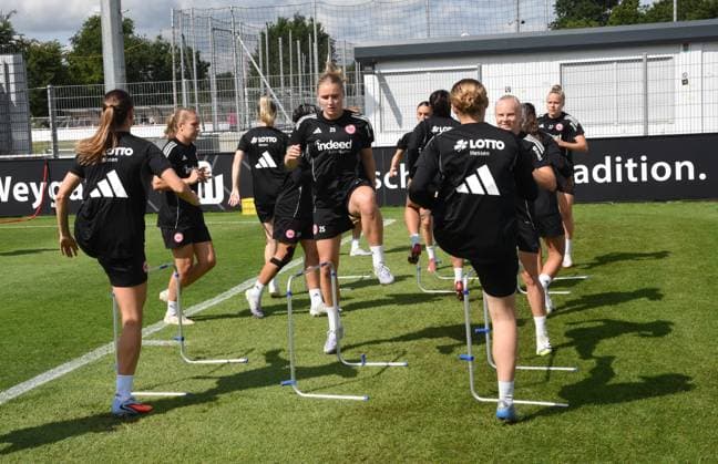 02.08.2025 xhpx Dreieich, maxworx Sportpark Frauen Eintracht Frankfurt Training u.a.Jella Veit (25, Eintracht Frankfurt Frauen)