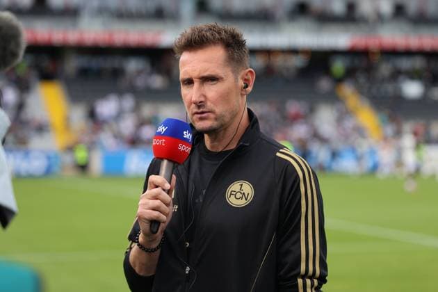 02.08.2025, Fussball, Herren, 2. Bundesliga, Saison 2025 2026, SV 07 Elversberg - 1. FC Nürnberg, Trainer Miroslav Klose (1. FC Nürnberg) Elversberg Ursapharm-Arena an der Kaiserlinde Saarland Deutschland (DEU)