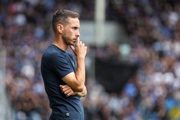 Dominik Glawogger (SV Waldhof Mannheim, Trainer) beim SV Waldhof Mannheim - SC Verl am 02.08.25 in Carl-Benz Stadion, Mannheim xamx Foto: Alfio Marino