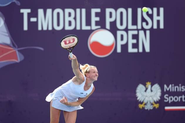 Sport Bilder des Tages WARSZAWA 02.08.2025 TURNIEJ WTA, Tennis Damen 125 T-MOBILE POLISH OPEN --- TENNIS TOURNAMENT WTA 125 POLISH OPEN IN WARSAW KATERINA SINIAKOVA FOT. PIOTR KUCZA FOTOPYK NEWSPIX.PL --- newspix.pl 