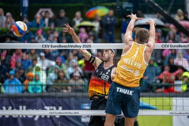 RECORD DATE NOT STATED European Championship, EM, Europameisterschaft - Beachvolleyball Düsseldorf, 02.08.2025 Clemens Wickler (GER); European Championship - Beachvolleyball Düsseldorf am 02.08.2025 Copyright: xBEAUTIFULxSPORTS PeterxWeberx