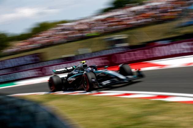 12 Andrea Kimi Antonelli (ITA, Mercedes-AMG Petronas F1 Team), F1 Grand Prix of Hungary at Hungaroring on August 2, 2025 in Budapest, Hungary. (Photo by HOCH ZWEI) Budapest Hungary