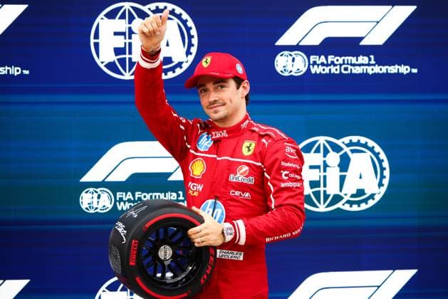 F1 Hungarian Grand Prix Charles Leclerc of Ferrari is seen after winning the pole position during the qualifying session of the Formula One Hungarian Grand Prix at the Hungaroring circuit in Mogyorod near Budapest on August 2nd, 2025. Budapest Hungary  Copyright: xBeataxZawrzelx originalFilename:zawrzel-f1hungar250802_npC0m.jpg