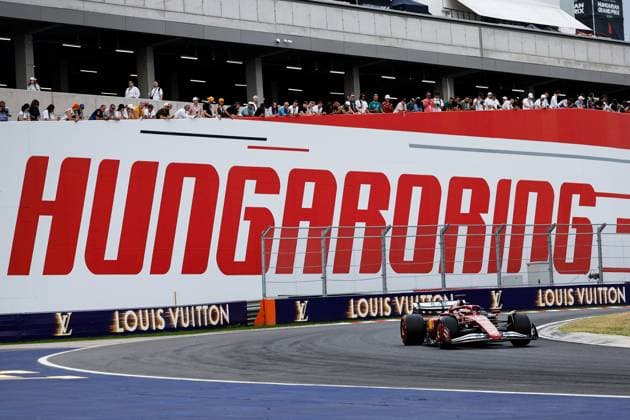 16 Charles Leclerc (MCO, Scuderia Ferrari HP), F1 Grand Prix of Hungary at Hungaroring on August 2, 2025 in Budapest, Hungary. (Photo by HOCH ZWEI) Budapest Hungary