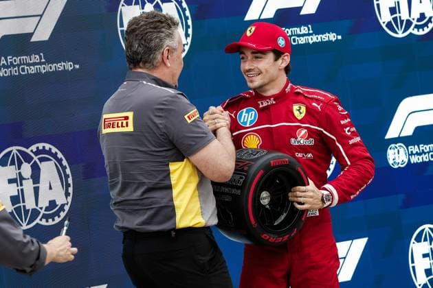 Sport Bilder des Tages Mario Isola (ITA, Pirelli Motorsport), 16 Charles Leclerc (MCO, Scuderia Ferrari HP), F1 Grand Prix of Hungary at Hungaroring on August 2, 2025 in Budapest, Hungary. (Photo by HOCH ZWEI) Budapest Hungary