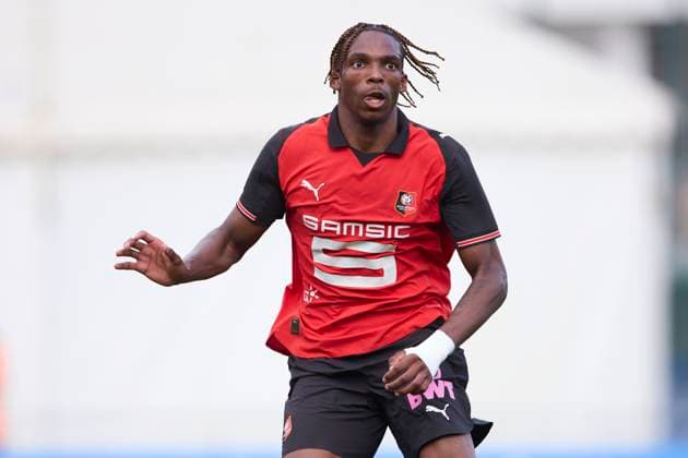 Real Sociedad v Stade Rennais FC - Pre Season Friendly Jeremy Jacquet of Stade Rennais FC looks on during the pre-season friendly match between Real Sociedad and Stade Rennais FC at Zubieta on August 2, 2025, in San Sebastian, Spain. San Sebastian Zubieta Basque Country Spain RL_RSOvSRFC_000119 Copyright: xRicardoxLarreinax