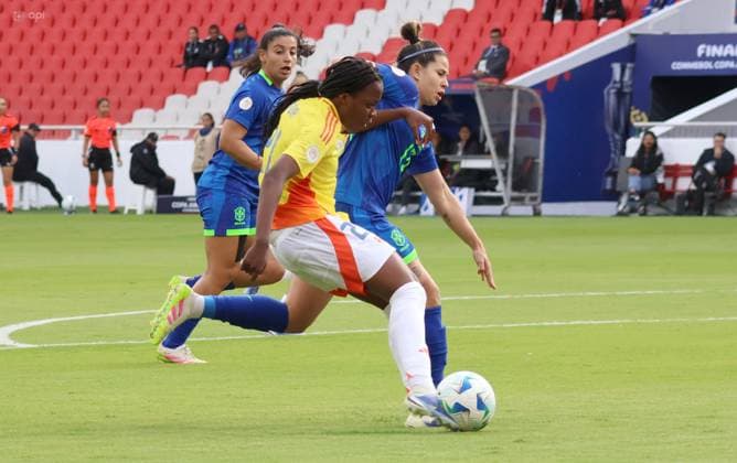 FINAL COPA AMERICA FEMENINA COLOMBIA VS BRASIL 02 de agosto del 2025 Encuentro de la final de la Copa AmÃ rica Femenina entre Colombia VS Brasil en el estadio Rodrigo Paz. QUITO PICHINCHA ECUADOR Copyright: xHENRYxLAPOx