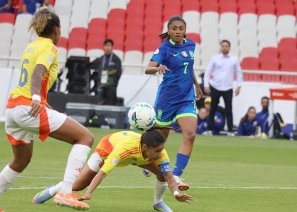 FINAL COPA AMERICA FEMENINA COLOMBIA VS BRASIL 02 de agosto del 2025 Encuentro de la final de la Copa AmÃ rica Femenina entre Colombia VS Brasil en el estadio Rodrigo Paz. QUITO PICHINCHA ECUADOR Copyright: xHENRYxLAPOx