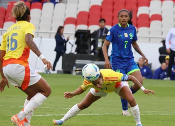 FINAL COPA AMERICA FEMENINA COLOMBIA VS BRASIL 02 de agosto del 2025 Encuentro de la final de la Copa AmÃ rica Femenina entre Colombia VS Brasil en el estadio Rodrigo Paz. QUITO PICHINCHA ECUADOR Copyright: xHENRYxLAPOx