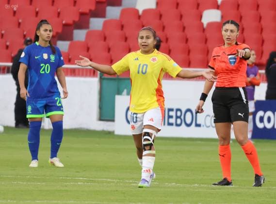 FINAL COPA AMERICA FEMENINA COLOMBIA VS BRASIL 02 de agosto del 2025 Encuentro de la final de la Copa AmÃ rica Femenina entre Colombia VS Brasil en el estadio Rodrigo Paz. QUITO PICHINCHA ECUADOR Copyright: xHENRYxLAPOx
