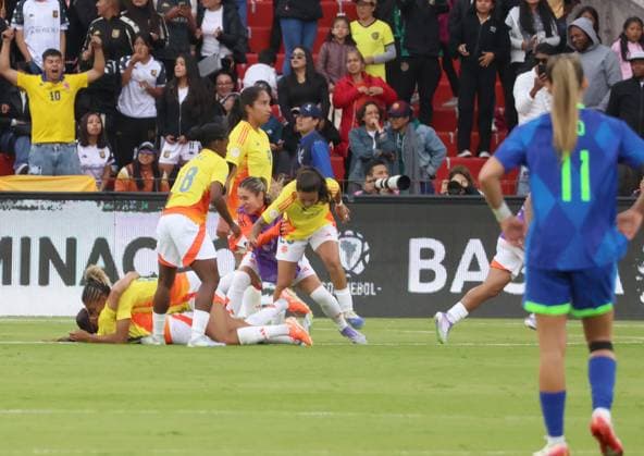 FINAL COPA AMERICA FEMENINA COLOMBIA VS BRASIL 02 de agosto del 2025 Encuentro de la final de la Copa AmÃ rica Femenina entre Colombia VS Brasil en el estadio Rodrigo Paz. QUITO PICHINCHA ECUADOR Copyright: xHENRYxLAPOx