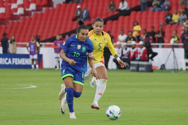 FINAL COPA AMERICA FEMENINA COLOMBIA VS BRASIL 02 de agosto del 2025 Encuentro de la final de la Copa AmÃ rica Femenina entre Colombia VS Brasil en el estadio Rodrigo Paz. QUITO PICHINCHA ECUADOR Copyright: xHENRYxLAPOx